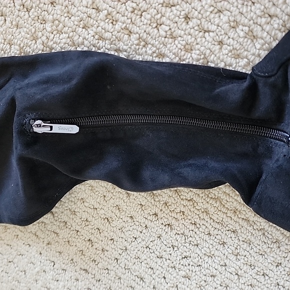 Circus Black Suede Over-the-Knee Boots - Picture 6 of 12